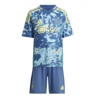 Camiseta Ajax Brian Brobbey #9 Visitante Equipación para niños 2024-25 manga corta (+ pantalones cortos)